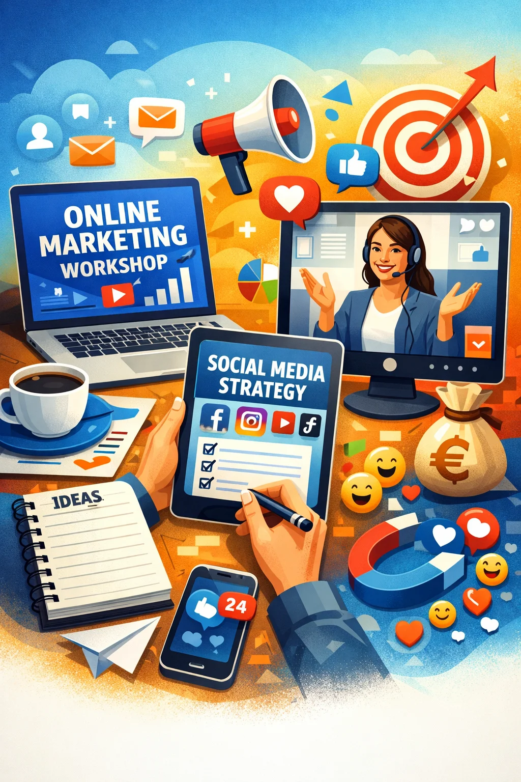Workshops Online Marketing und Social Media
